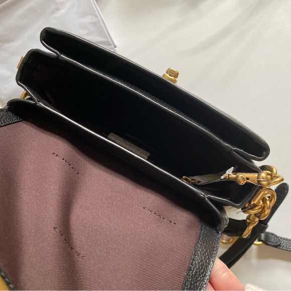 NWT Coach Cassie Crossbody 19 in Black - Picture 8 of 12